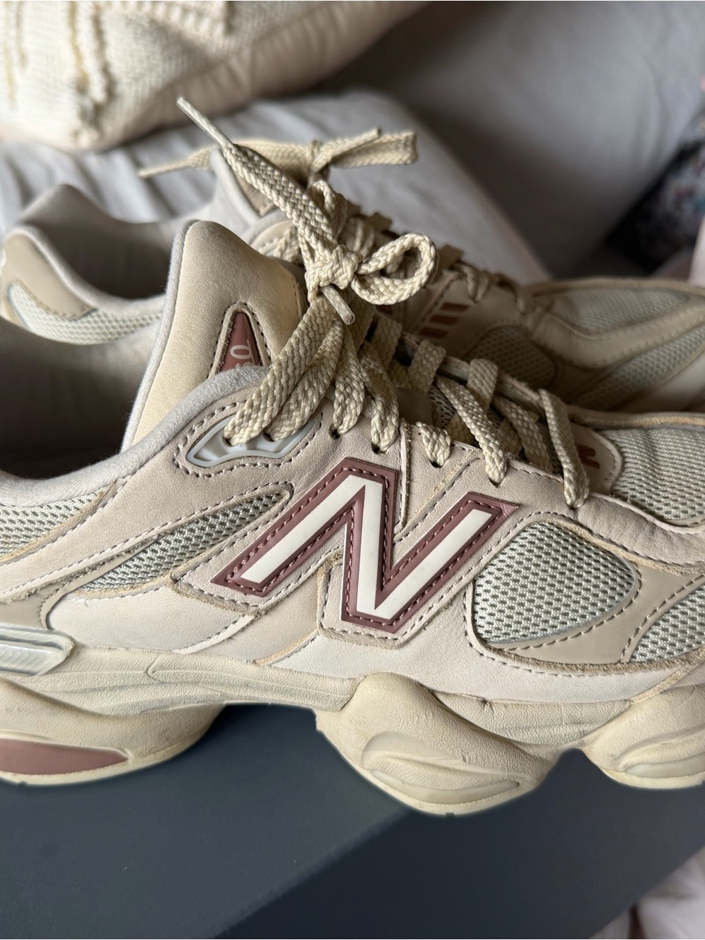 New Balance 9060 Women’s Cream Chunky Sneaker
